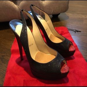 Christian Louboutin Lady Peep Sling 150
